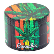 Wrapped Leaf Grinder - 50mm Rasta