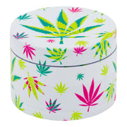 Wrapped Leaf Grinder - 50mm White