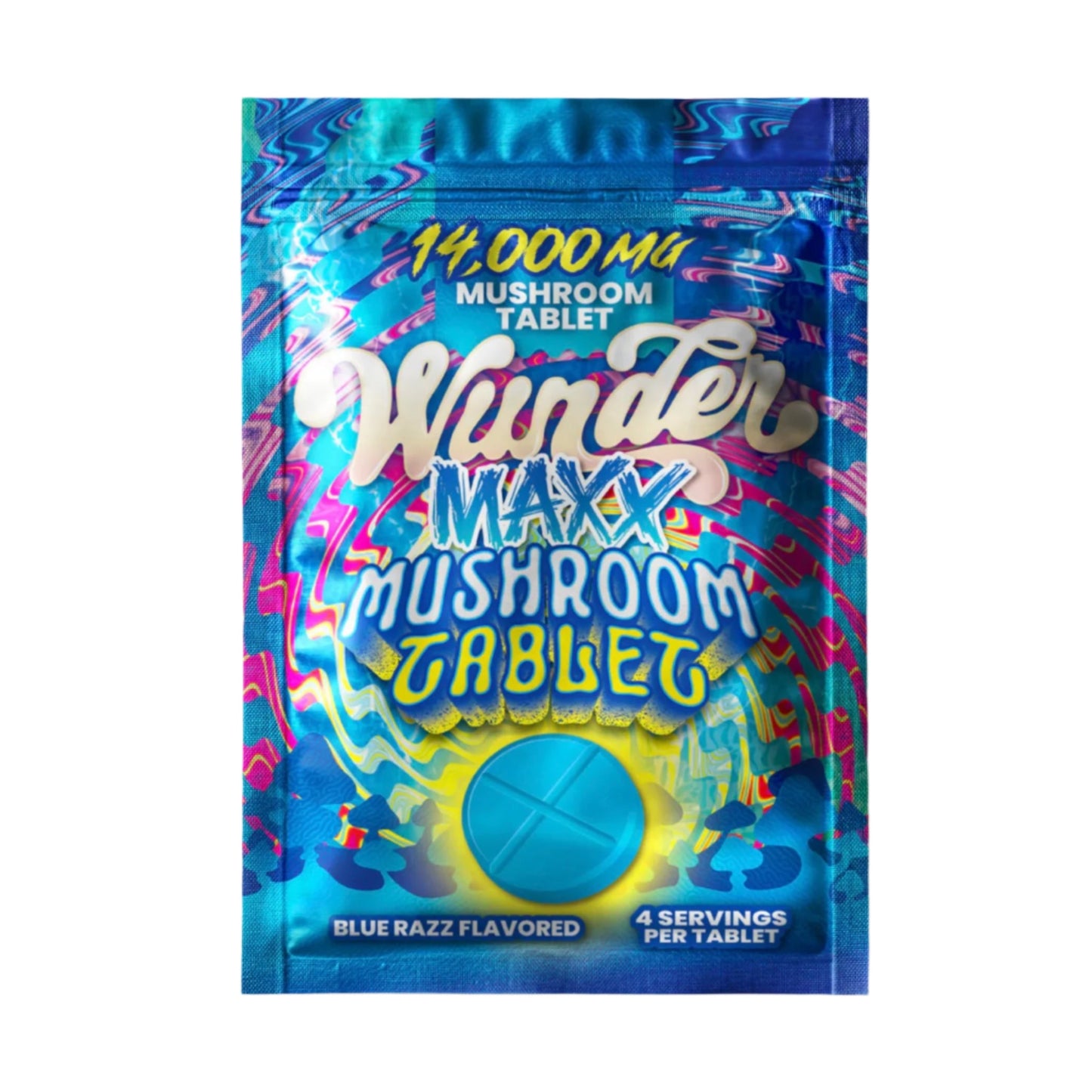 Wunder Maxx Mushroom Tablets - 14,000mg Blue Razz