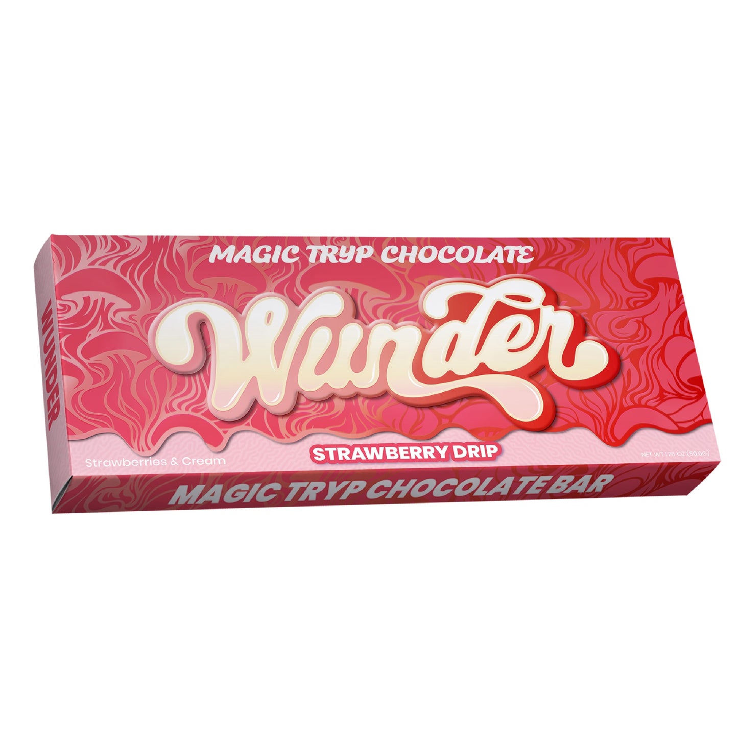 Wunder Mushroom Chocolates - 12,000mg Strawberry Drip