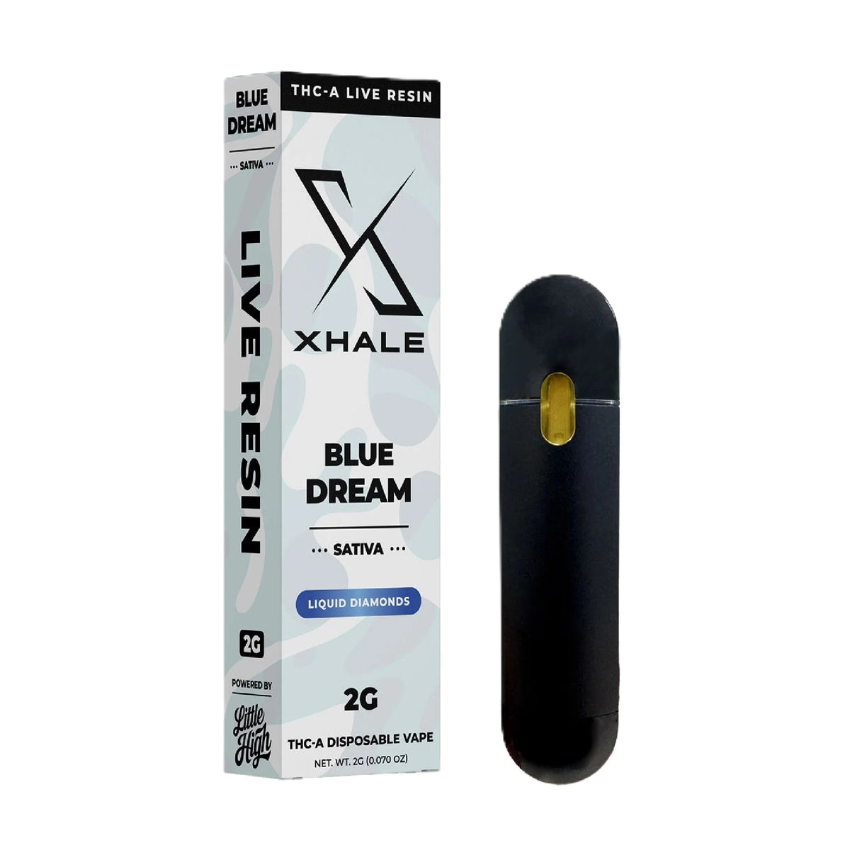 Xhale Live Resin THC-A Device - 2000mg Blue Dream (S) / 1 Pack
