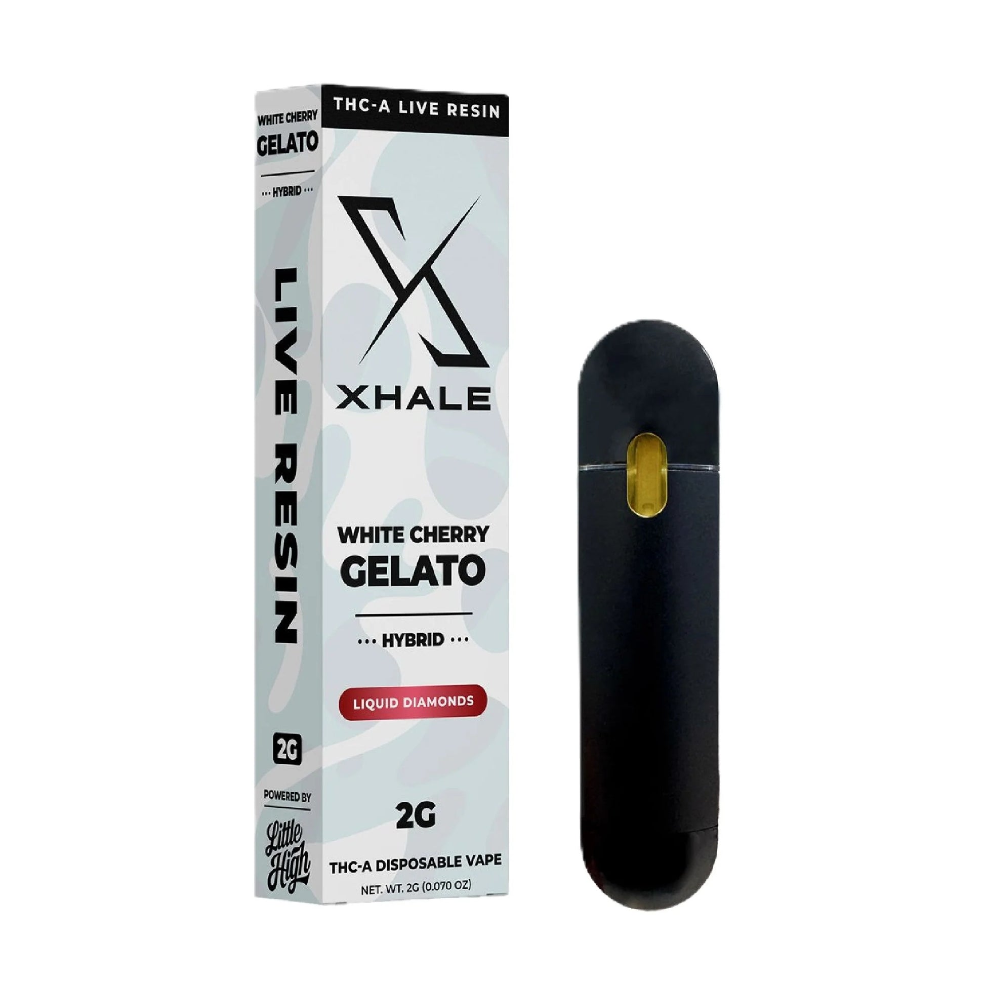 Xhale Live Resin THC-A Device - 2000mg White Cherry Gelato (H) / 1 Pack