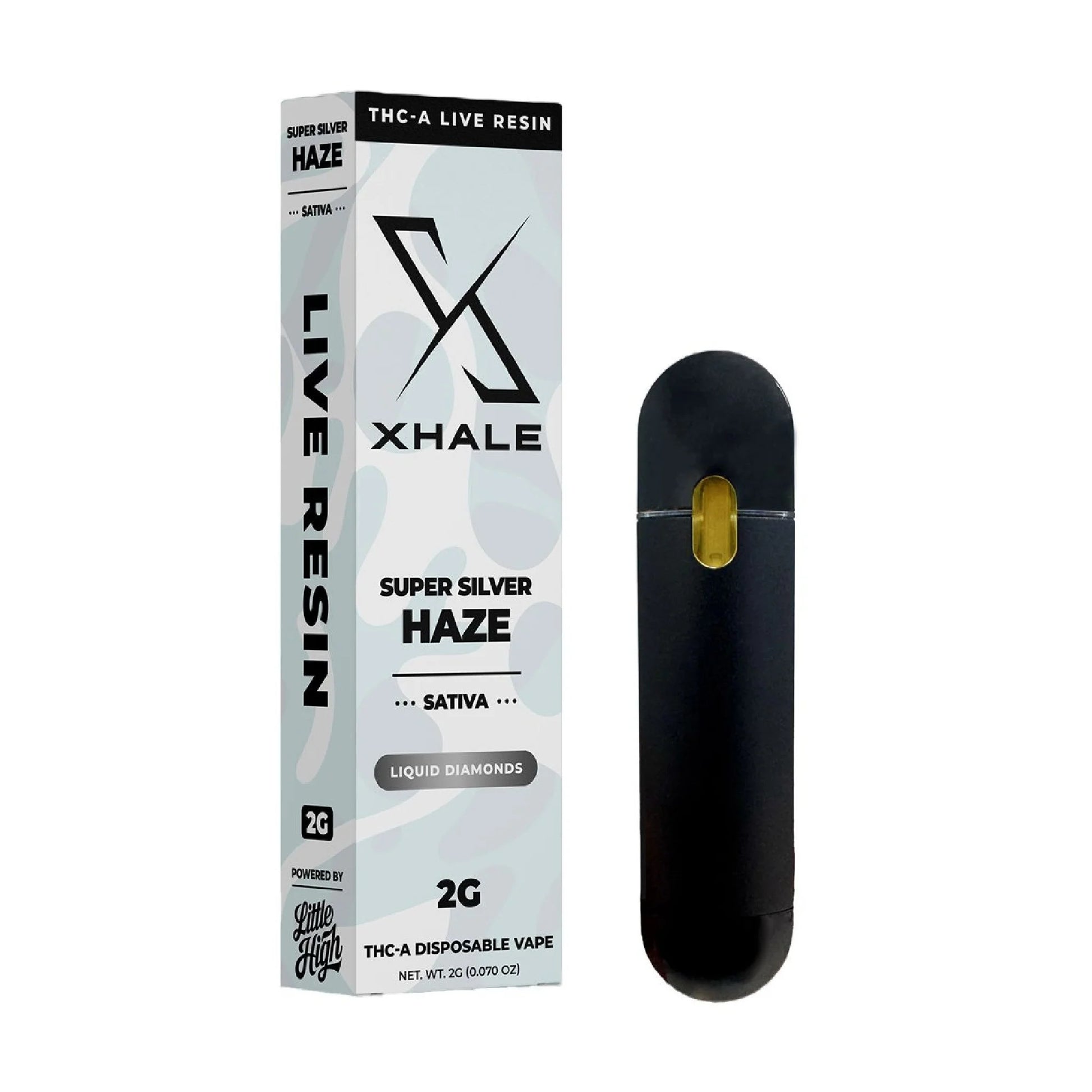 Xhale Live Resin THC-A Device - 2000mg Super Silver Haze (S) / 1 Pack