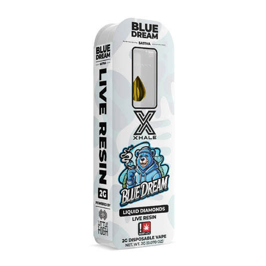 Xhale Live Resin THC-A Vaporizer - 2000mg Blue Dream (S)