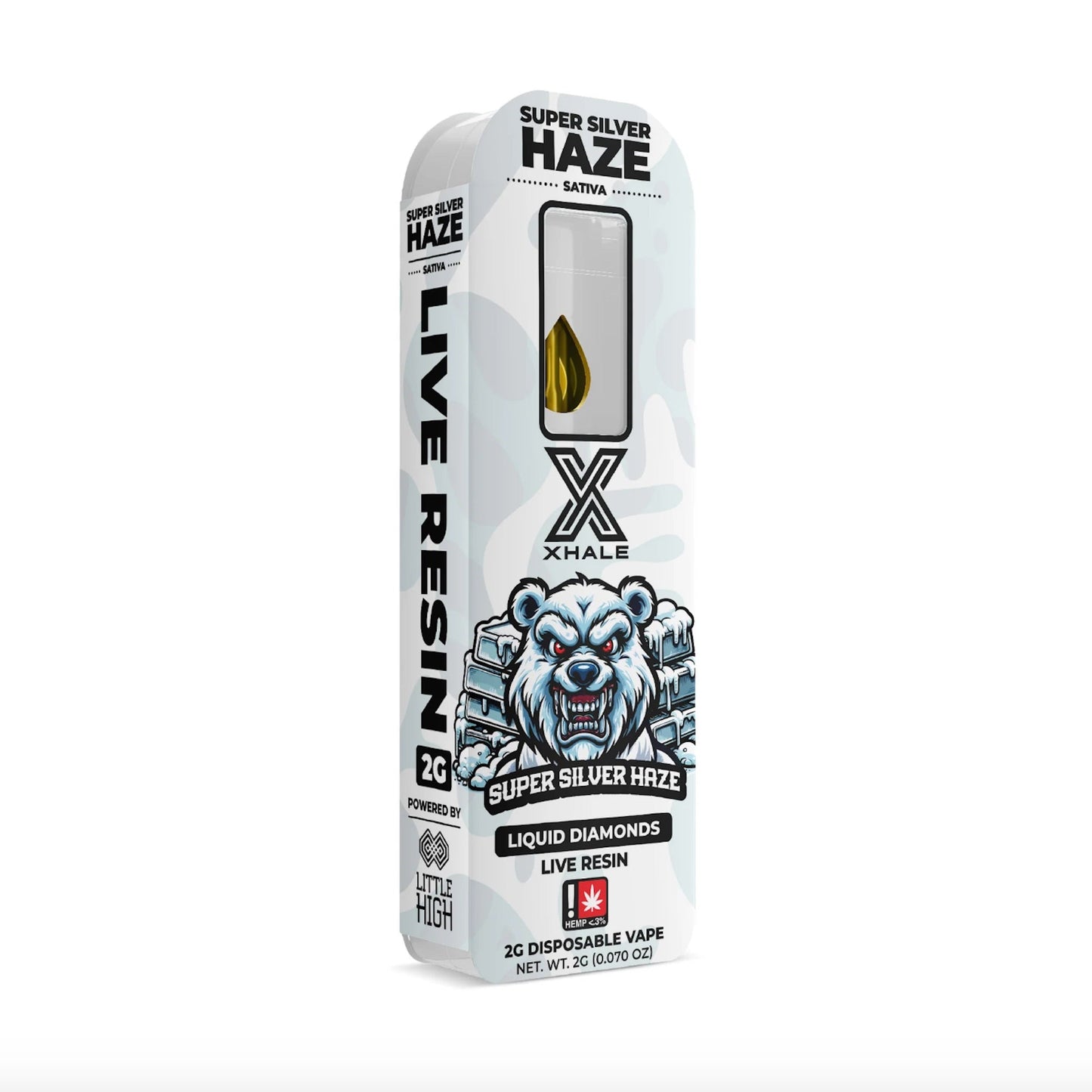 Xhale Live Resin THC-A Vaporizer - 2000mg