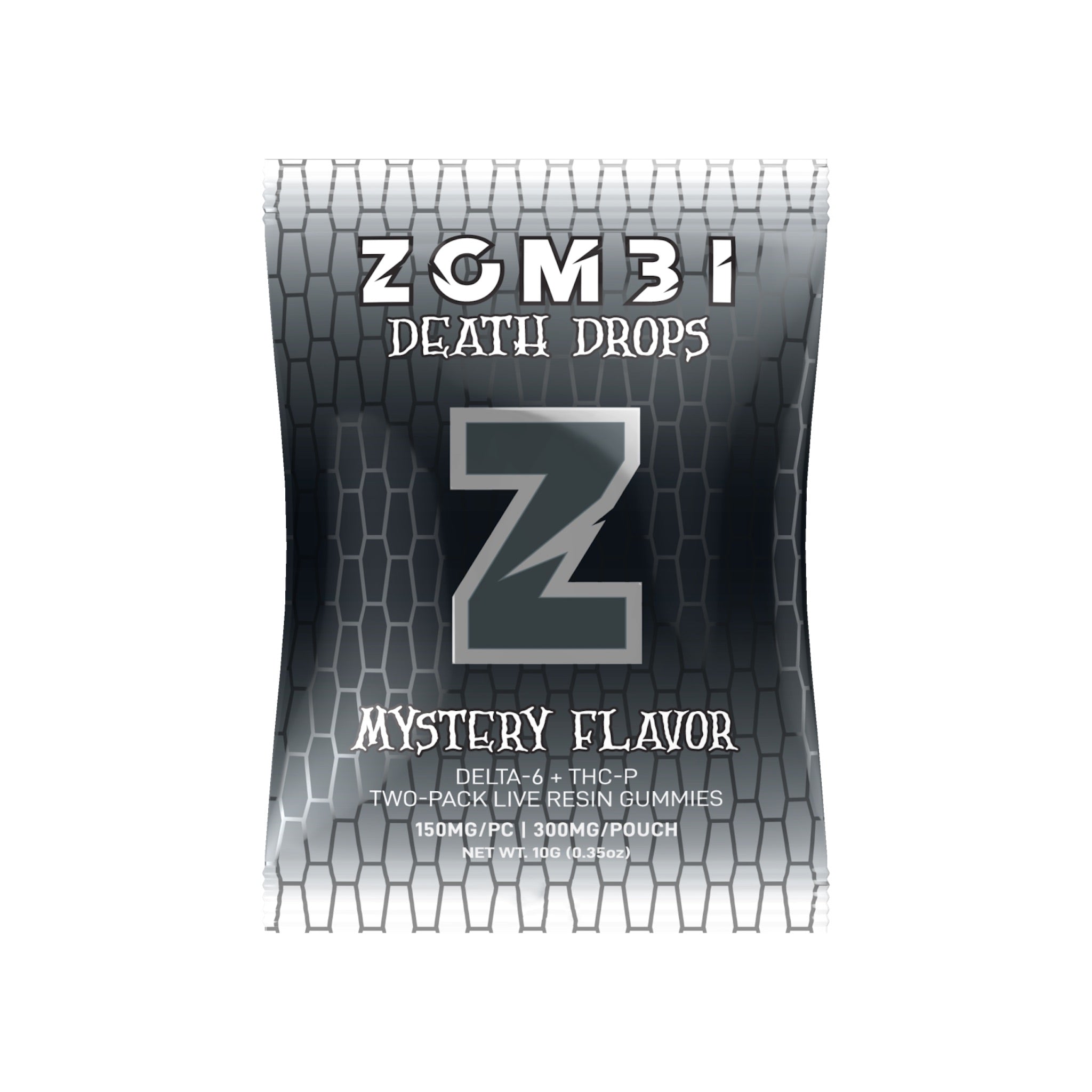 Zombi High Potency D6 + THC-P Death Drops Gummies - 300mg (2ct