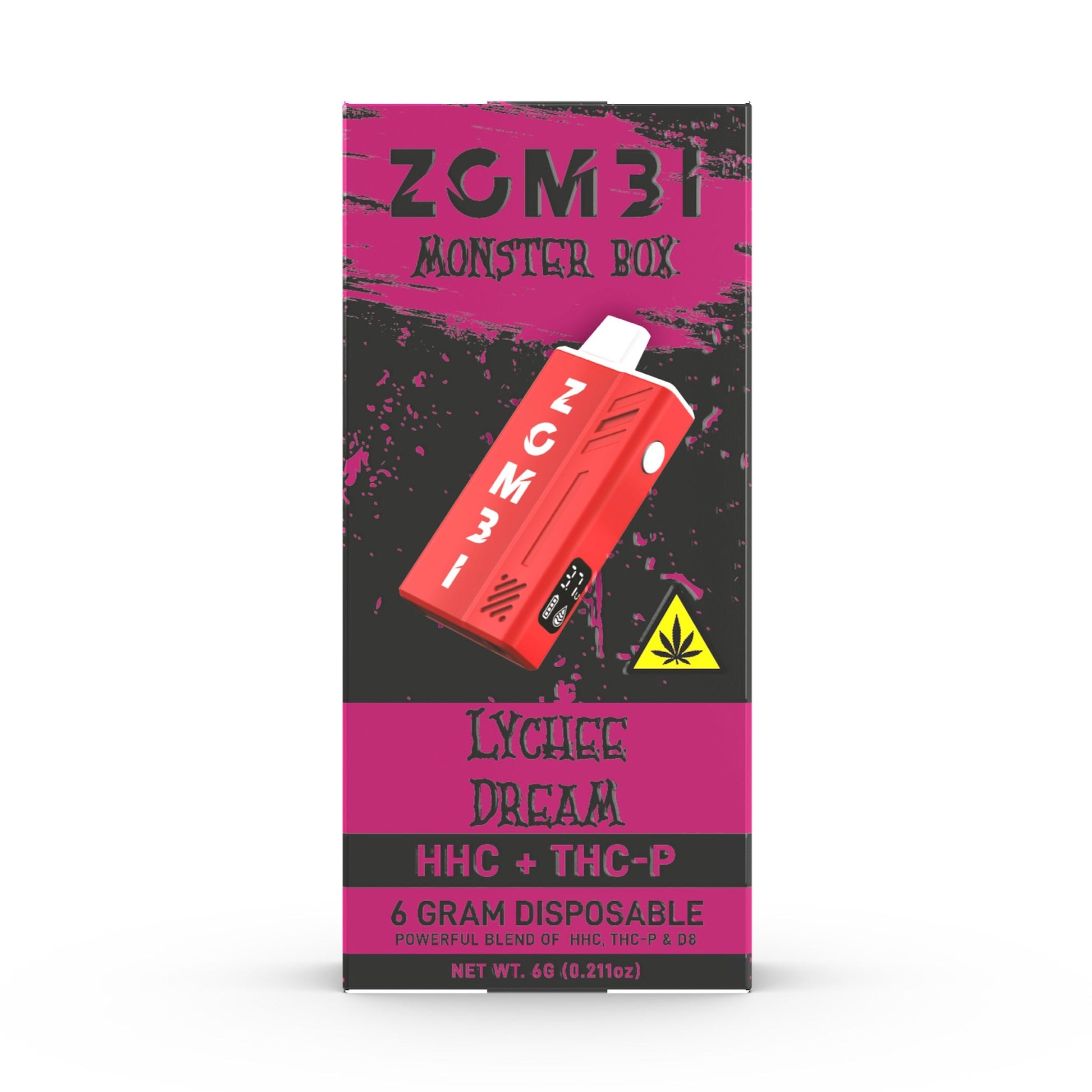 Zombi THC-P + HHC Monster Box Vaporizer - 6000mg - Everything 420 Zombi THC-P + HHC Monster Box Vaporizer - 6000mg - Everything 420