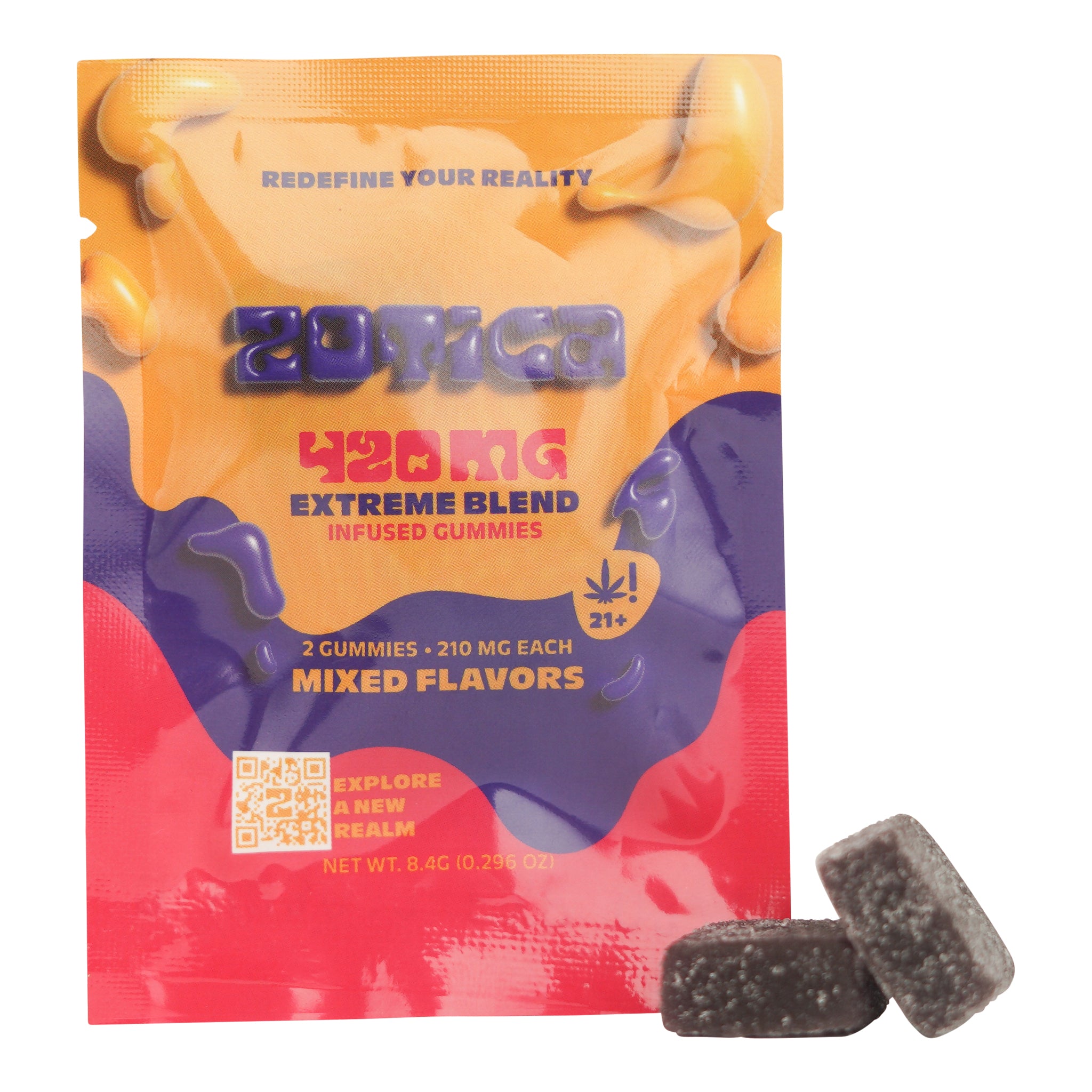 Zotica Extreme Blend Gummies - 2ct - Everything 420