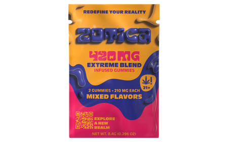 Zotica Extreme Blend Gummies - 2ct - Everything 420