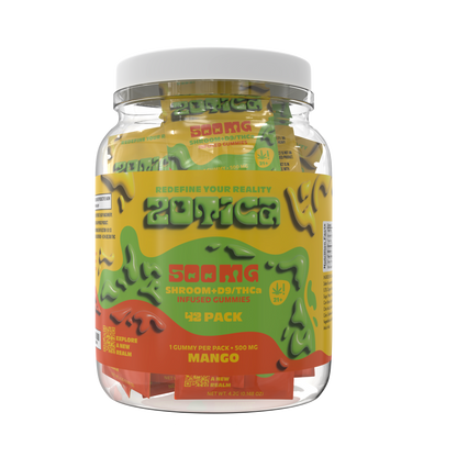 Zotica Mushroom + THC-A Blend Gummy - 42 Pouch jar