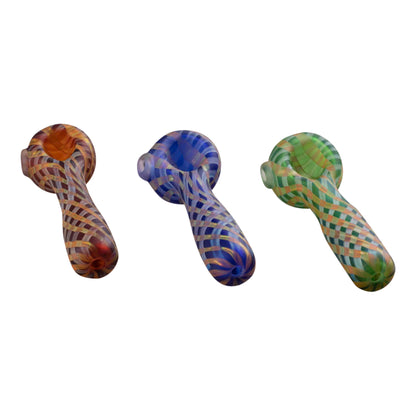 Lines In The Sand Glass Pipe - 5in