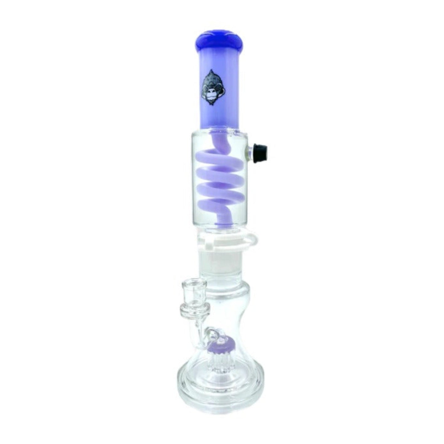 AFM Glass TX620 Glycerin Coil Bong - 16in Purple
