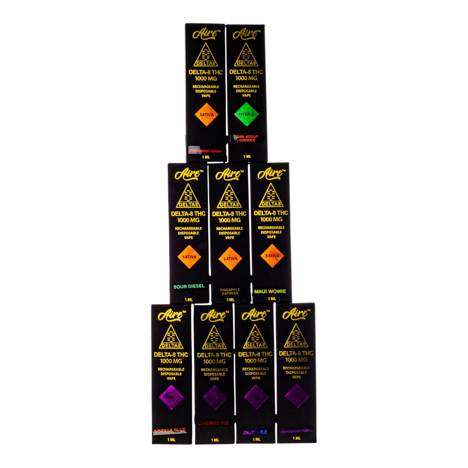 Aire Premium Delta 8 Vape - 1000mg - Everything 420 Aire Premium Delta 8 Vape - 1000mg - Everything 420