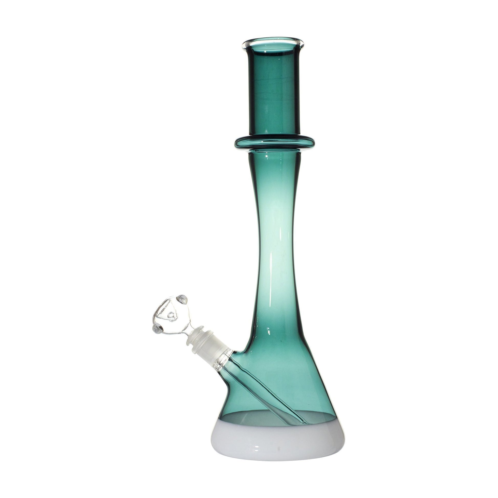 16-inch glass bong smoking device beaker style base splashguard with clean crisp astral design