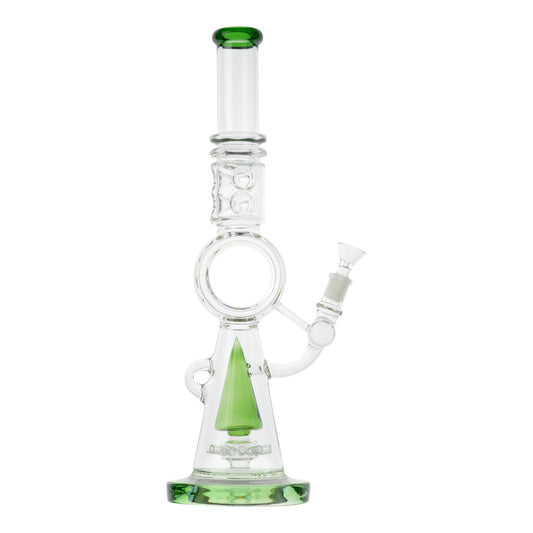 Balancing Cone Bong - 17in Green
