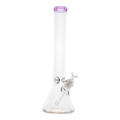 Banded Ice Pinch Beaker Bong - 18in