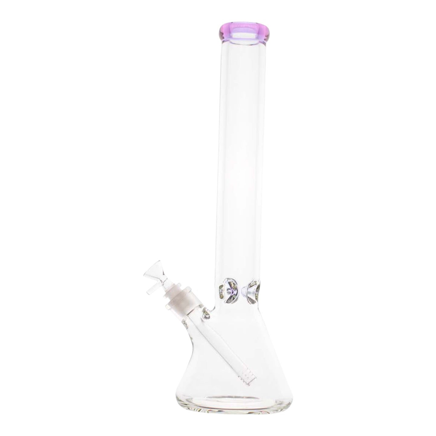 Banded Ice Pinch Beaker Bong - 18in