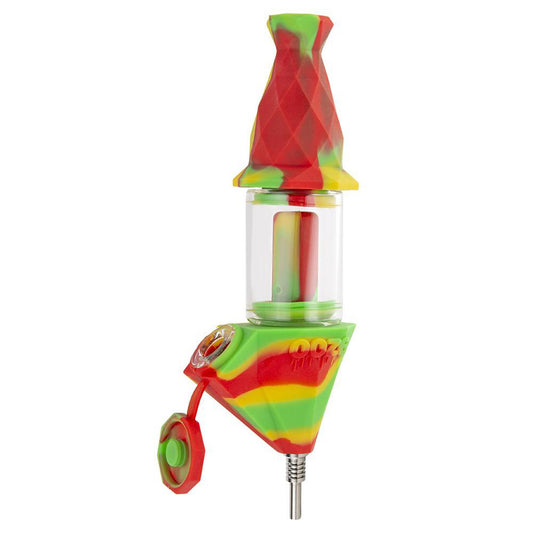 Ooze Bectar Silicone Water Pipe n Nectar Collector - 7in