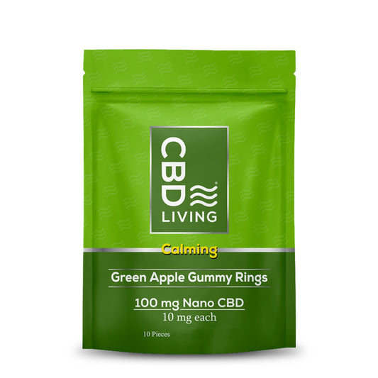 CBD Living Gummy Rings 10mg / Apple / 10