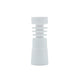 Ceramic domeless nail smoking device part fits 14mm/18mm female joints clean look