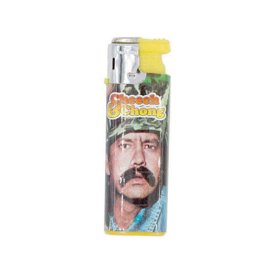 2 packs lighter torch smoking accessory with Cheech face design classic lighter shape