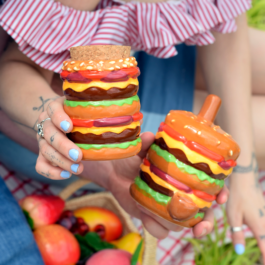Cheeseburger Stash Jar - 4in