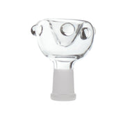 Clear Dotted Bowl Female 14mm