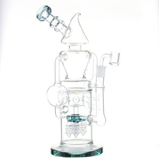 Coiled Experiment Perc Bong - 16in