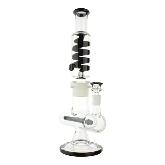 Colored Coil Inline Perc Rig - 14in