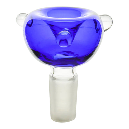 Colored Dot Bowl - 14mm Male Blue