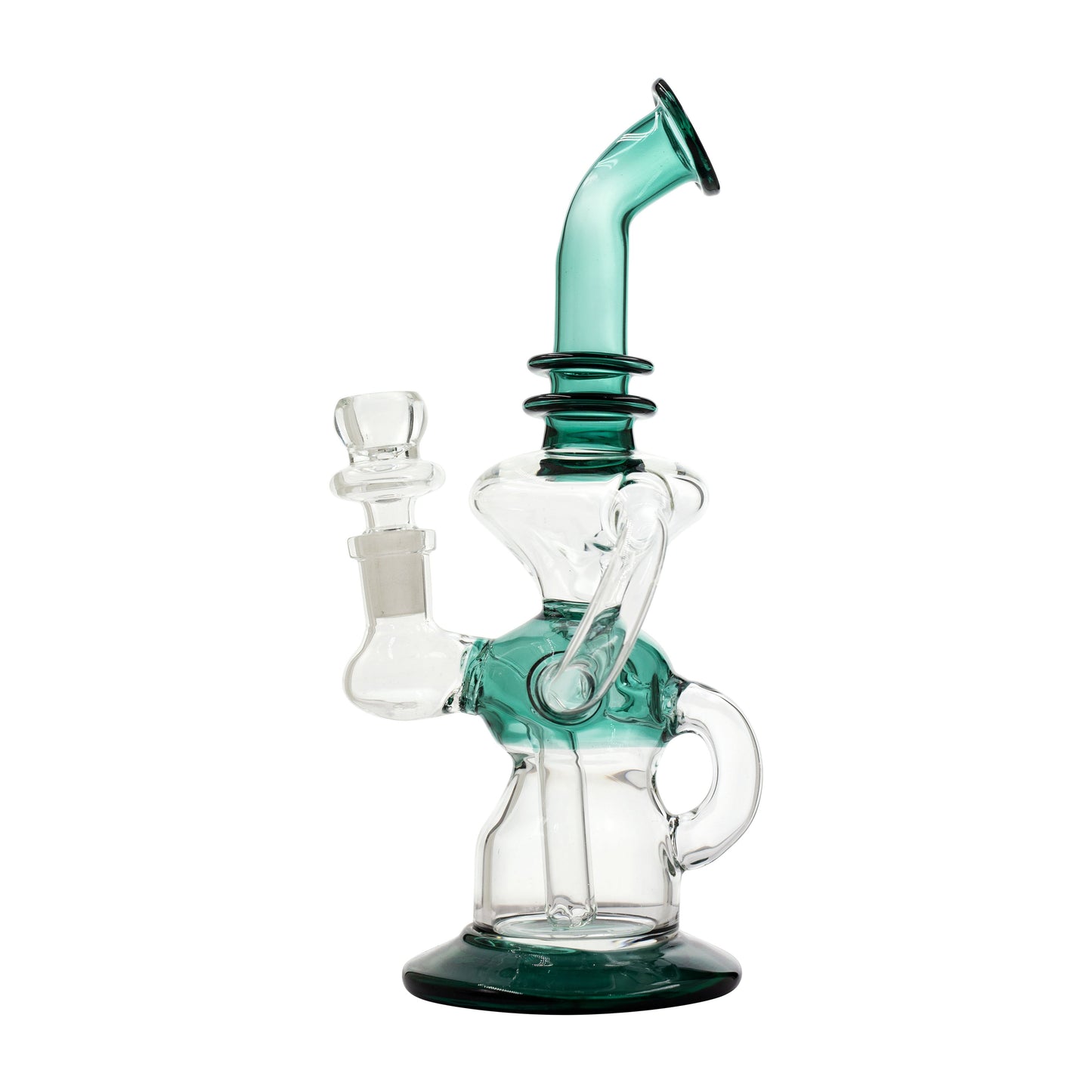 Colored Recycler - 9.5in Teal