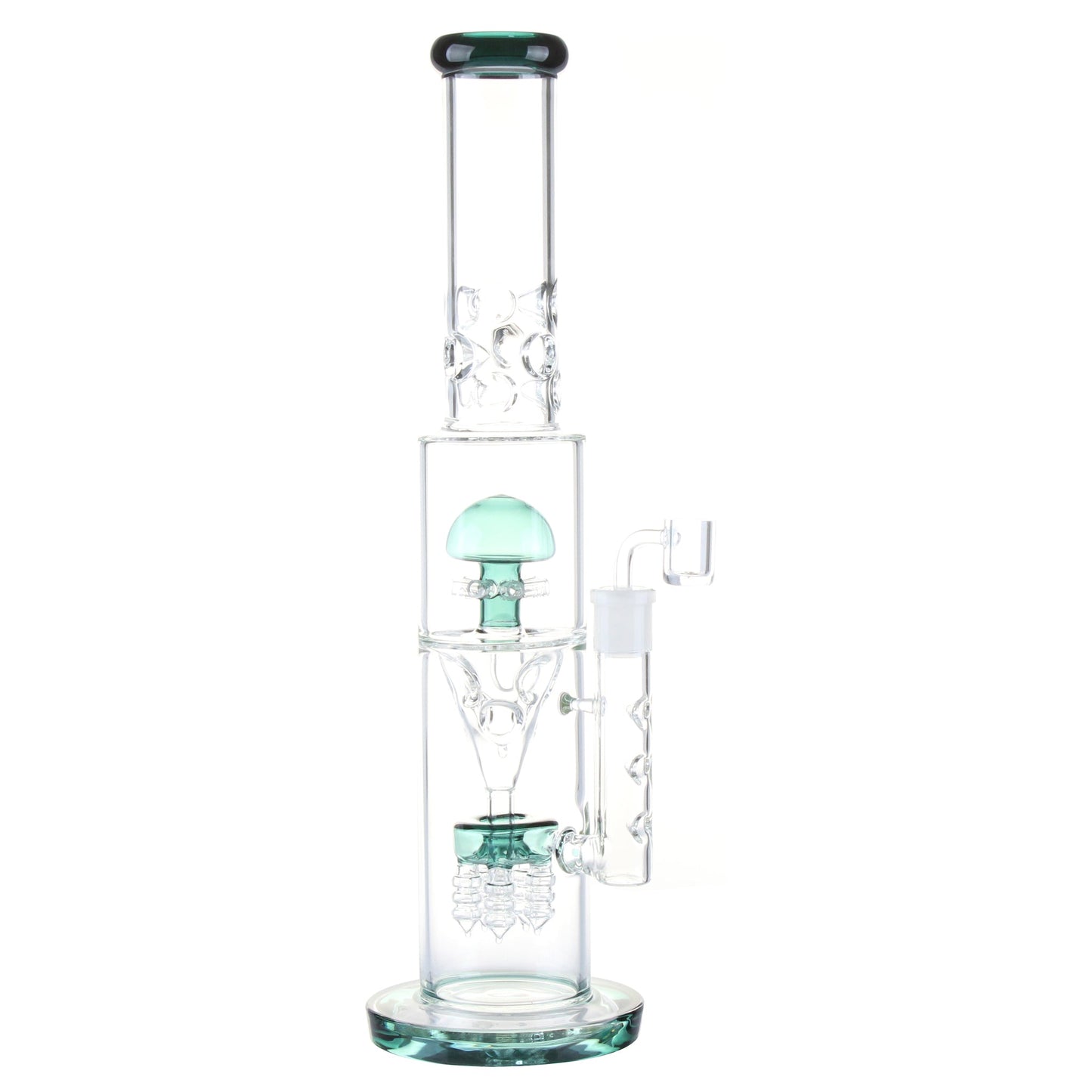 Conic Coil Perc Bong - 17in