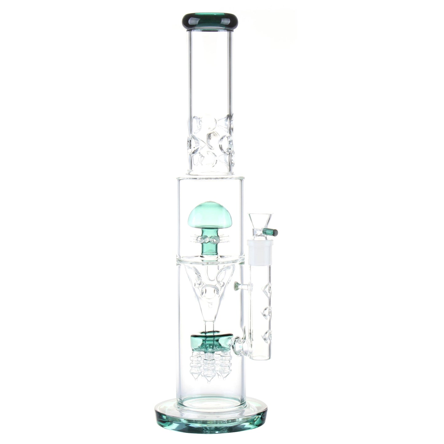 Conic Coil Perc Bong - 17in