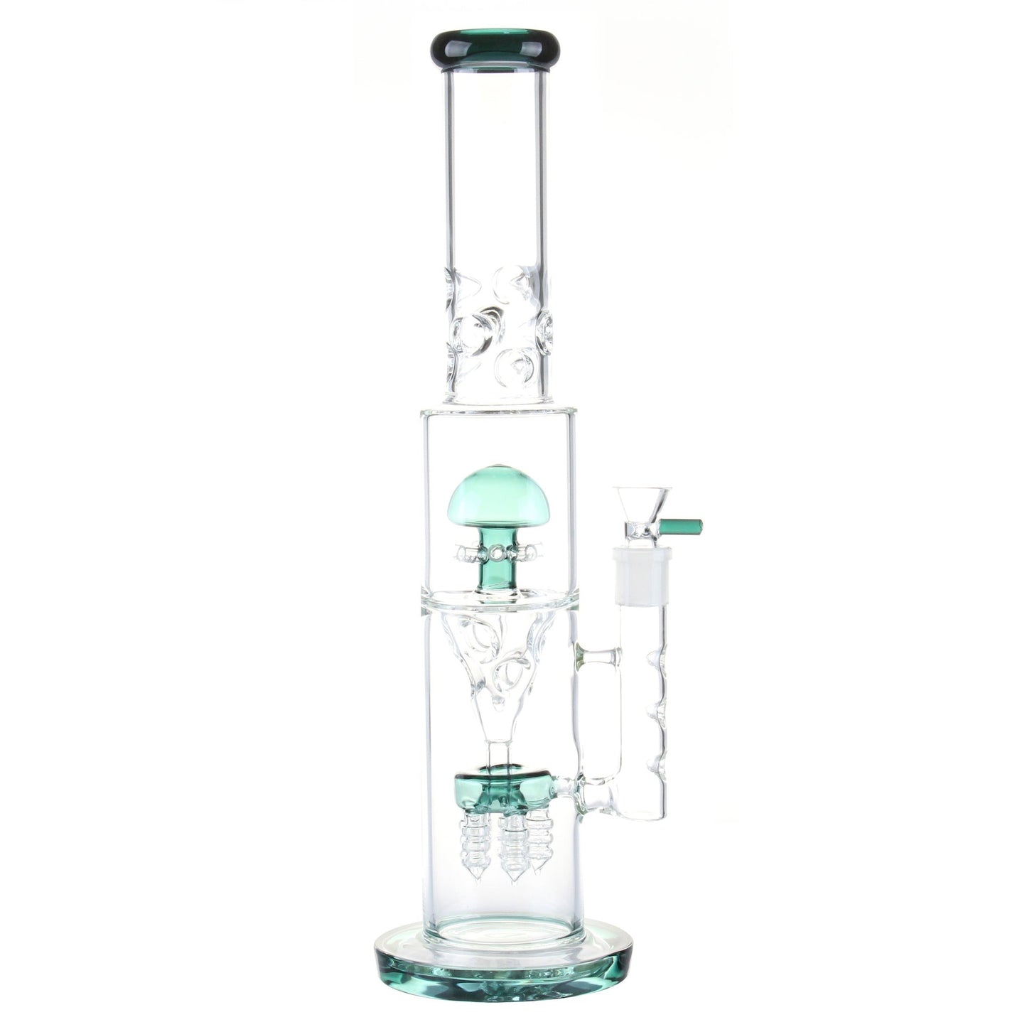 Conic Coil Perc Bong - 17in