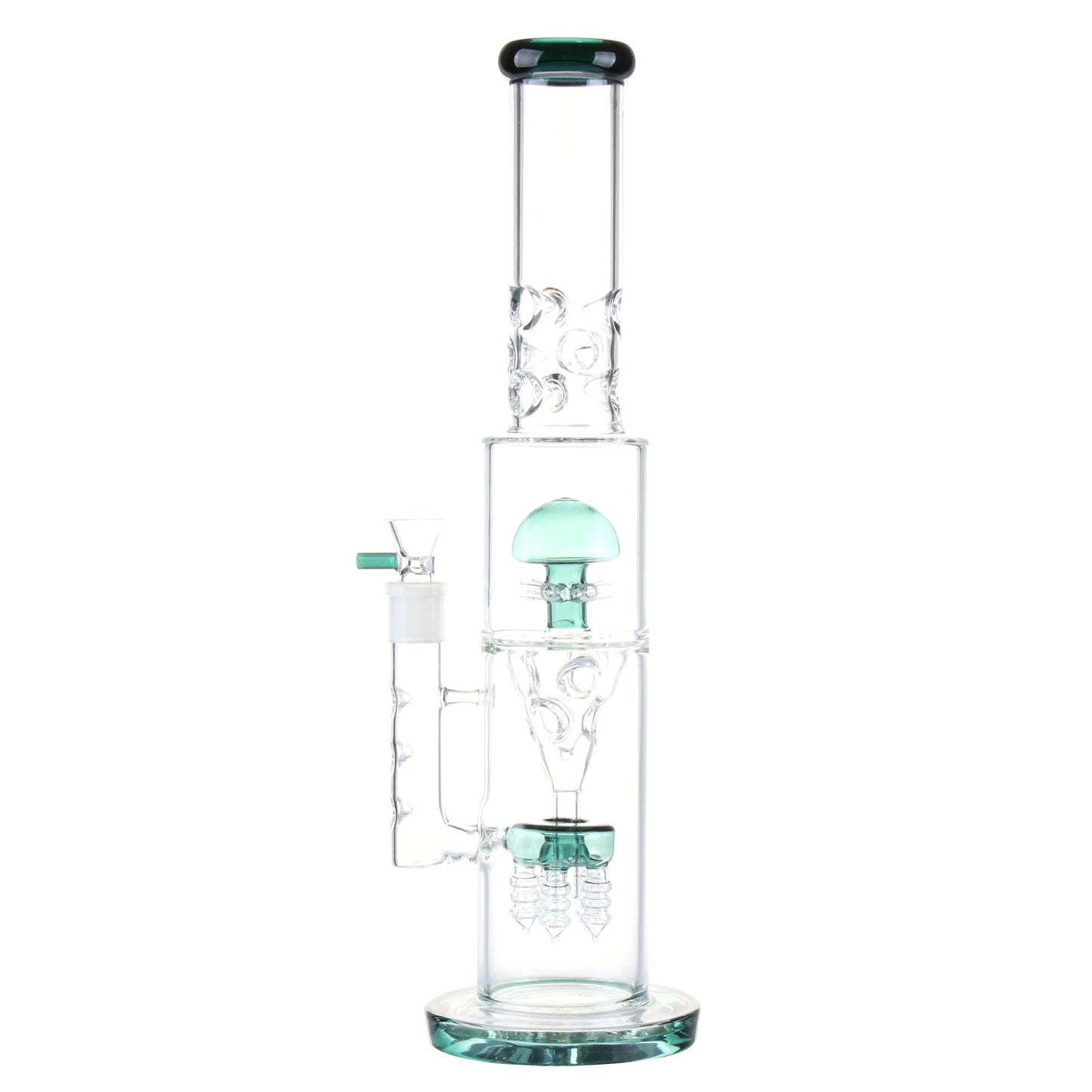 Conic Coil Perc Bong - 17in