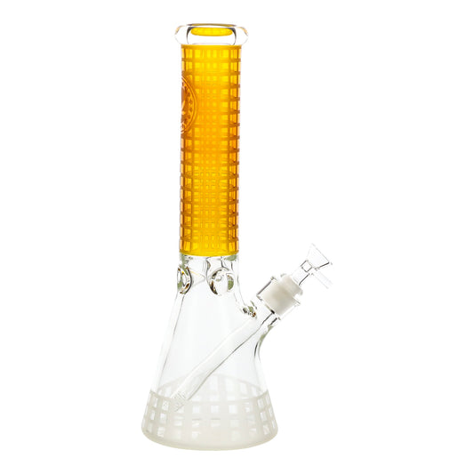Cosine Cluster Bong - 14in Yellow