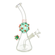 COVID Bong - 9in Teal