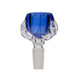 Cool 14mm crystal glass bowl bong accessory with crystal-claws-holding-a-blue-glass-of-wine look