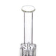 13-inch glass smoking device with sleek shape and elegant layered crystal design