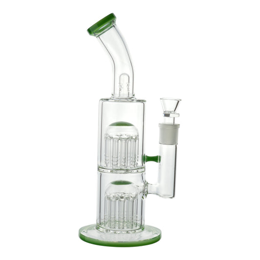 Double Barrel Bong - 12in