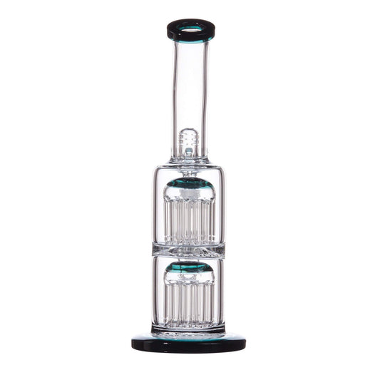 Double Barrel Bong - 12in
