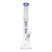 Double Colored Tree Perc Beaker - 18in