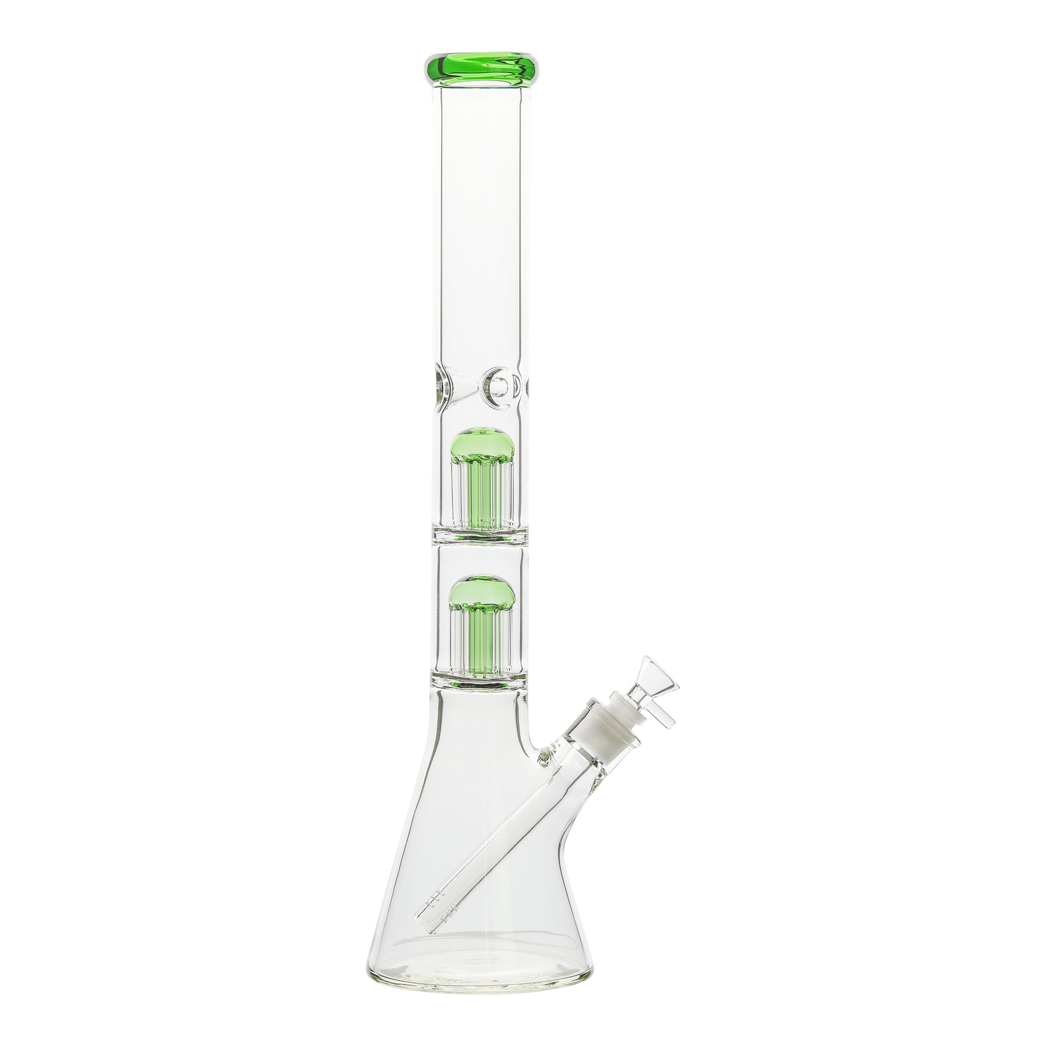 Double Colored Tree Perc Beaker - 18in - Everything 420
