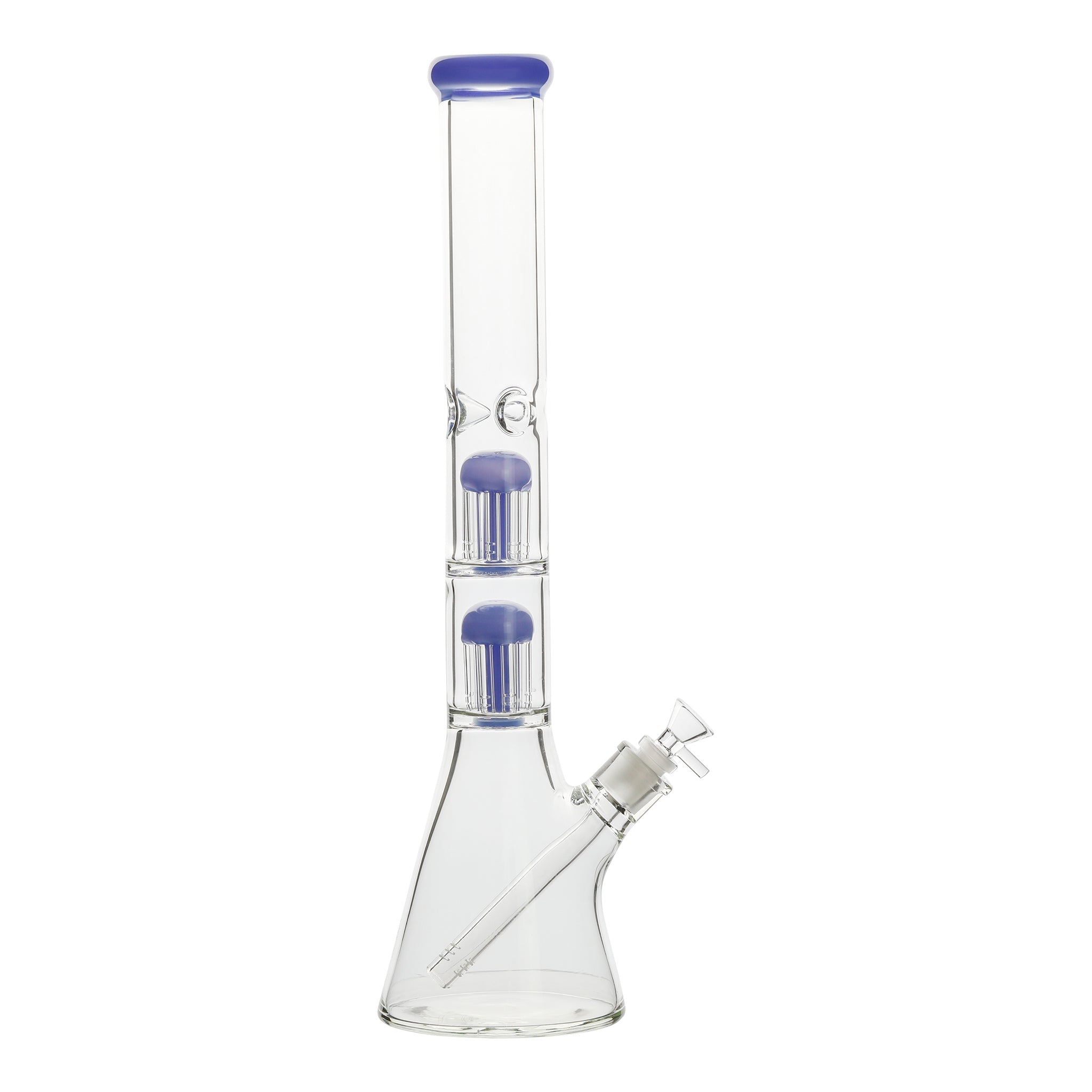 Double Colored Tree Perc Beaker - 18in - Everything 420