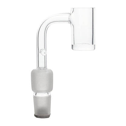 Classic hammer style dual size glass quartz banger smoking accessory with convenient handle