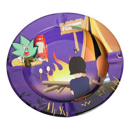 EF420 Campfire Metal Ashtray