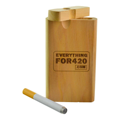 420 tobacco The Real Stuff CBD Hemp Cigarettes EF420 Wood Dugout - 4in