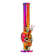 Electro Skull Straight Tube Bong - 15in