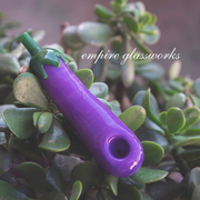 Empire Glassworks Eggplant Pipe - 5.5in