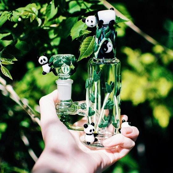 Empire Glassworks Pandas Nano Rig - 6.5in - Everything 420